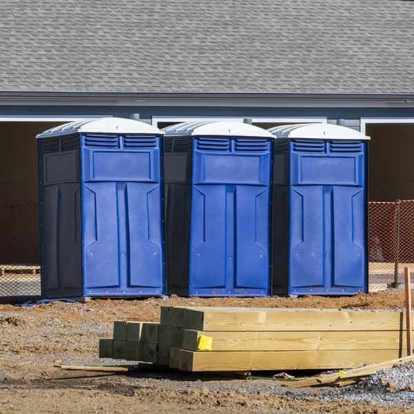 what is the maximum capacity for a single porta potty in Lincolnville Maine